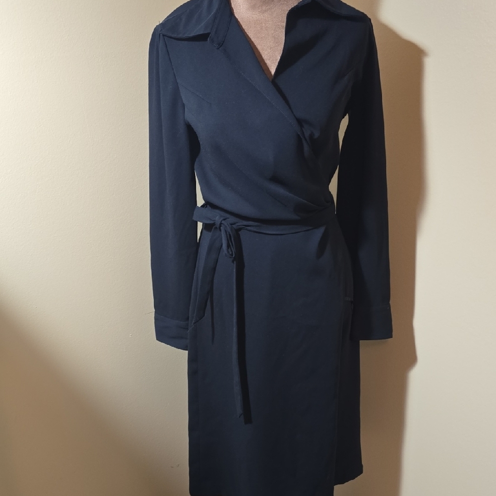 Banana Republic Black Long Sleeve Dress